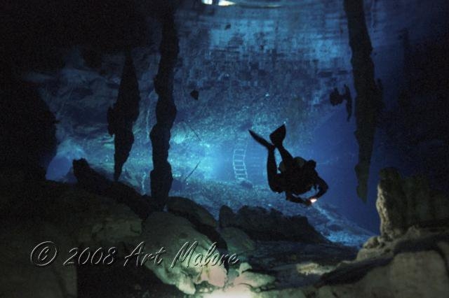 buceando en cenotes